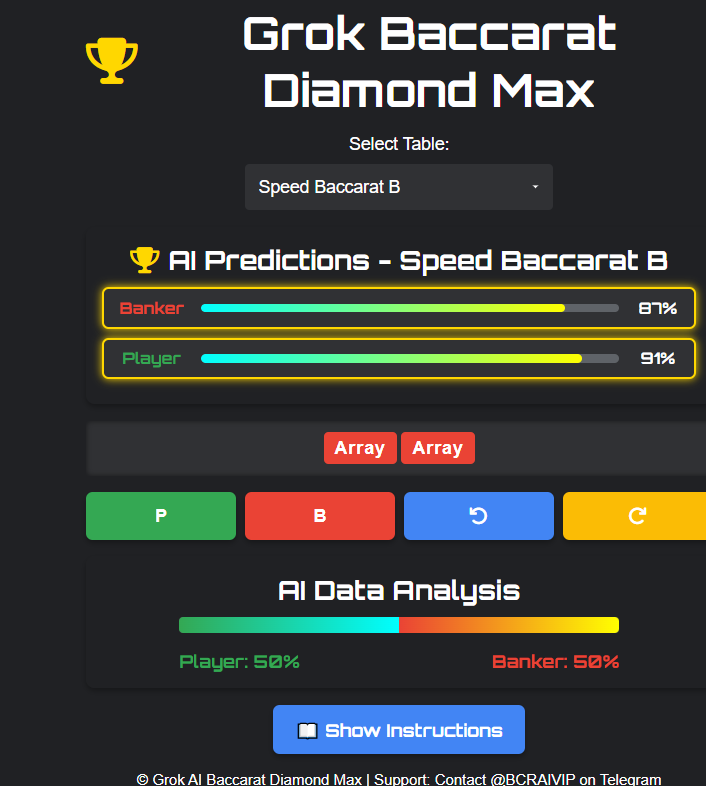 Grok Baccarat Diamond Max