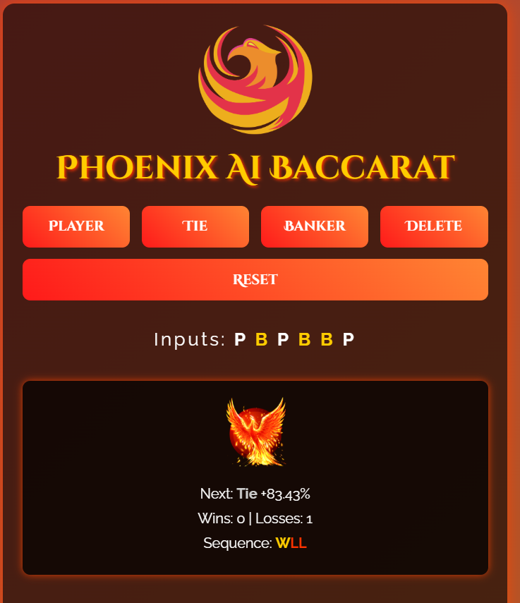 Phoenix Ai Baccarat